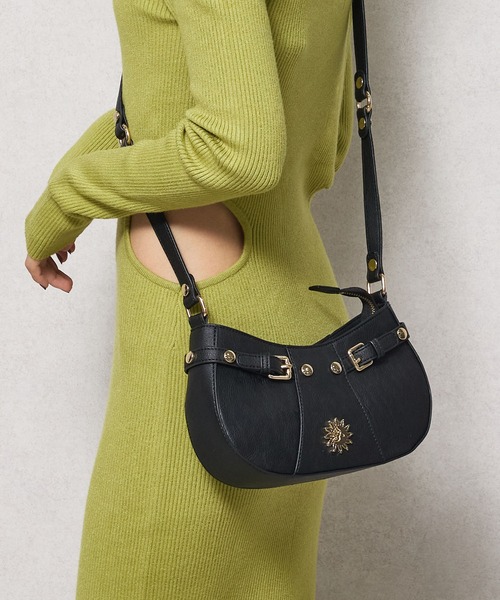 EVRIS（エヴリス）の「【EVRIS/エヴリス】SUNNY アンティークPU ムーン型ミニショルダーバッグ（ショルダーバッグ・レディース・ブラック/シルバー/グレイッシュベージュ・FREE）」の19枚目の写真