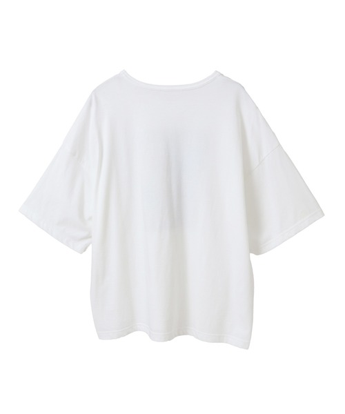 Julier Yoga and Relax（ジュリエヨガアンドリラックス）の「Julier KanakoSasakiコラボ プリントTシャツ（Tシャツ/カットソー・レディース・ホワイト×ブルー/ホワイト×グリーン・FREE）」の13枚目の写真