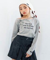 algy | ネックりぼんリブロンT(Tシャツ/カットソー)