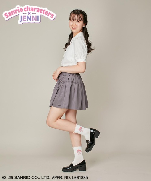 JENNI（ジェニィ）の「JENNI×マイメロディ　ソックス（ソックス/靴下・キッズ・オフホワイト・FREE）」の6枚目の写真