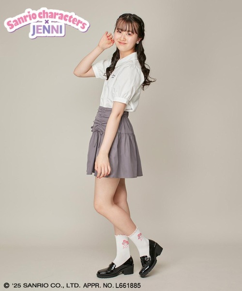 JENNI（ジェニィ）の「JENNI×マイメロディ　ソックス（ソックス/靴下・キッズ・オフホワイト・FREE）」の7枚目の写真
