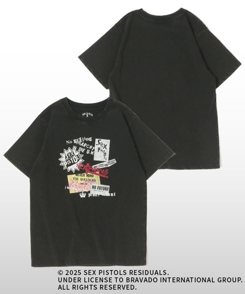 PAGEBOY（ページボーイ）の「Sex Pistols Ｔシャツ（Tシャツ/カットソー・レディース・ピンク/ブラック系その他/オフホワイト/ブラック・FREE）」の6枚目の写真