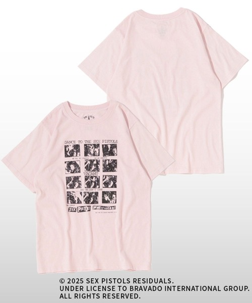 PAGEBOY（ページボーイ）の「Sex Pistols Ｔシャツ（Tシャツ/カットソー・レディース・ピンク/ブラック系その他/オフホワイト/ブラック・FREE）」の8枚目の写真