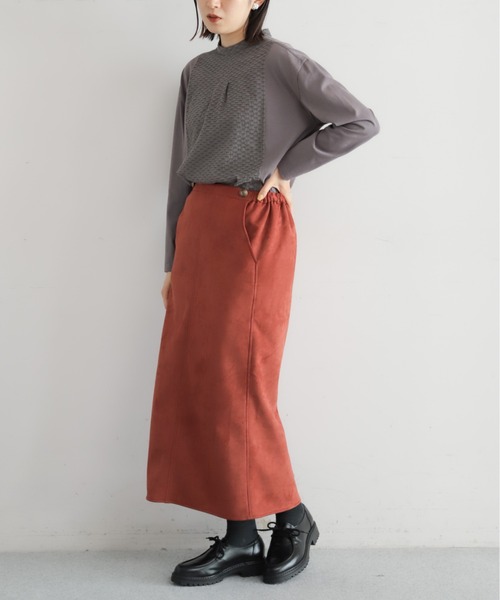 NOMBRE IMPAIR（ノンブルアンペール）の「フロントJQハイネックブラウス（Tシャツ/カットソー・レディース・ホワイト/チャコールグレー・FREE）」の14枚目の写真