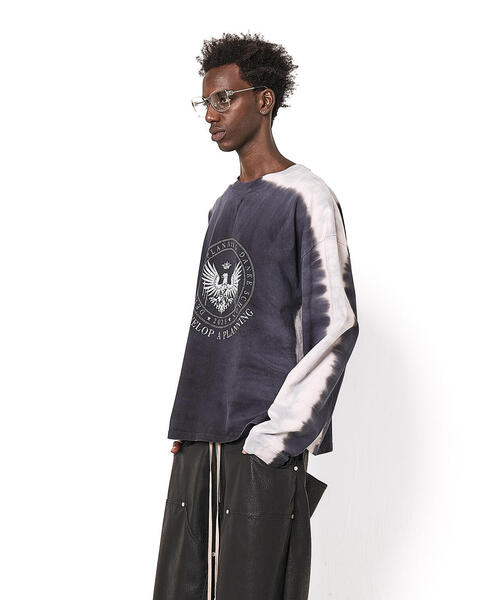 DANKE SCHON(ダンケシェーン)の「DankeSchon/ダンケシェーン/TIEDYE L/S TEE MILS(Tシャツ/カットソー・レディース・ブラック・L/M)」の8枚目の写真