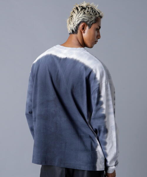 DANKE SCHON(ダンケシェーン)の「DankeSchon/ダンケシェーン/TIEDYE L/S TEE MILS(Tシャツ/カットソー・レディース・ブラック・L/M)」の2枚目の写真