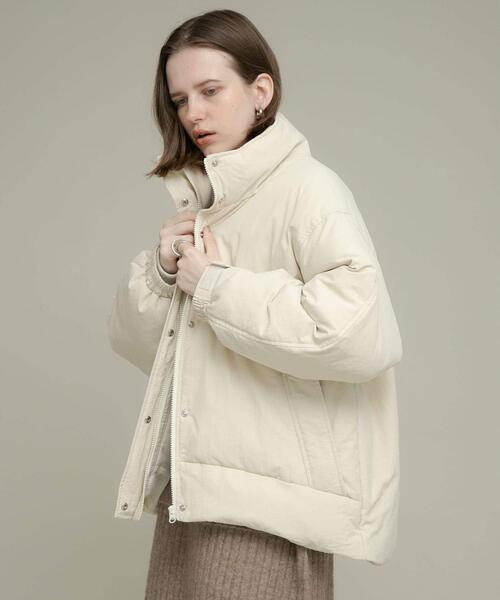 新品　アーバンリサーチ　撥水ダウンジャケット　アイボリーベージュ　ダウン80%！ 撥水スタンドダウンジャケット（ダウンジャケット/コート）｜URBAN