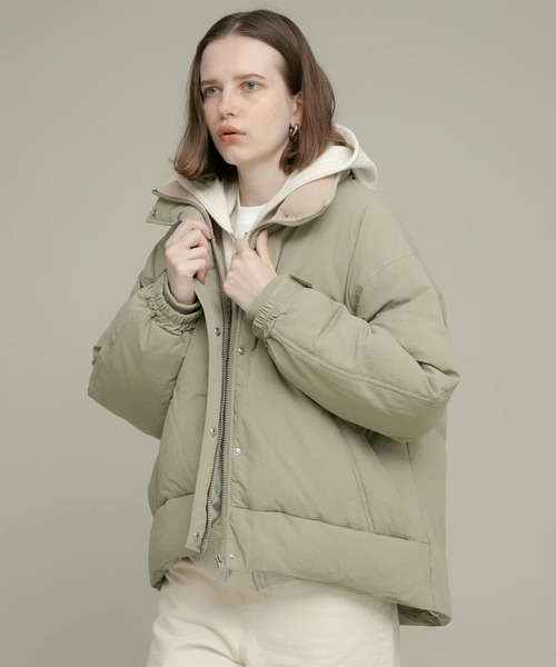 SCULPTOR Sheer jacket ダウンジャケット　green SCULPTOR Sheer jacket ダウンジャケット green