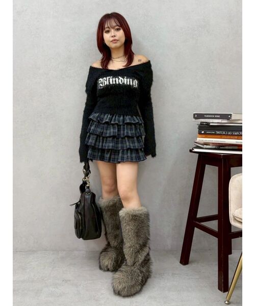 EVRIS（エヴリス）の「ファイクファーモンスターブーツ【インソール入】（ブーツ・レディース・ベージュ/ブラウン・SMALL/MEDIUM/LARGE）」の18枚目の写真