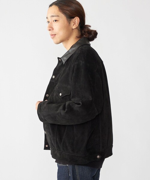 City Ambient Products(シティアンビエントプロダクツ)の「【City Ambient Products別注】PENNEYS: 60s スエード ジャケット(ブルゾン・メンズ・ブラック/キャメル・MEDIUM/LARGE)」の20枚目の写真
