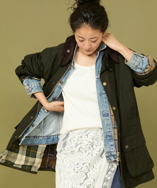 Barbour別注OS Beaufortピーチスキン Barbour/別注OS Beaufort ピーチスキン custom lining｜Daytona