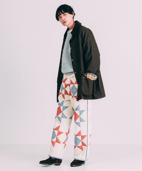 Barbour / OS BEAUFORT ピーチスキン 36 Barbour/バブアー 別注OS Beaufort ピーチスキン custom lining