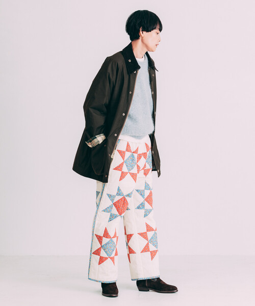 Barbour（バブアー）の「Barbour/バブアー 別注OS Beaufort ピーチスキン custom lining/オーバーサイズ ビューフォート カスタム ライニング（その他アウター・レディース・ブラック/オリーブ・38）」の15枚目の写真