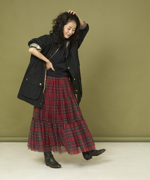 Barbour/バブアー 別注OS Beaufort ピーチスキン custom lining