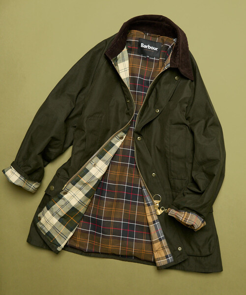 Barbour/バブアー 別注OS Beaufort ピーチスキン custom lining