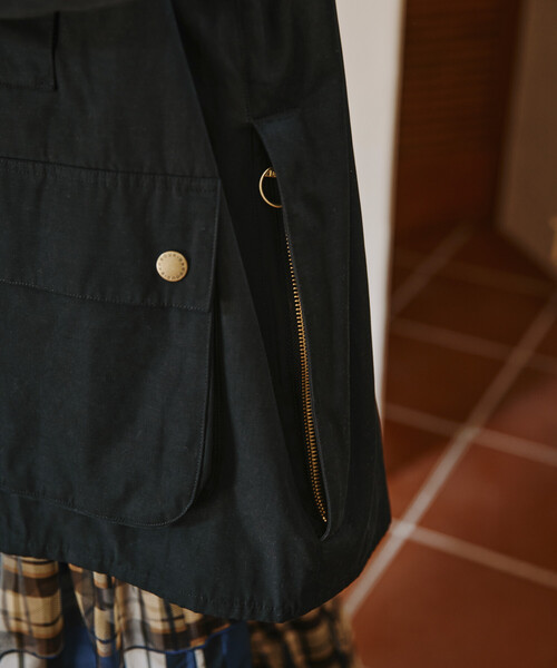 Barbour/バブアー 別注OS Beaufort ピーチスキン custom lining