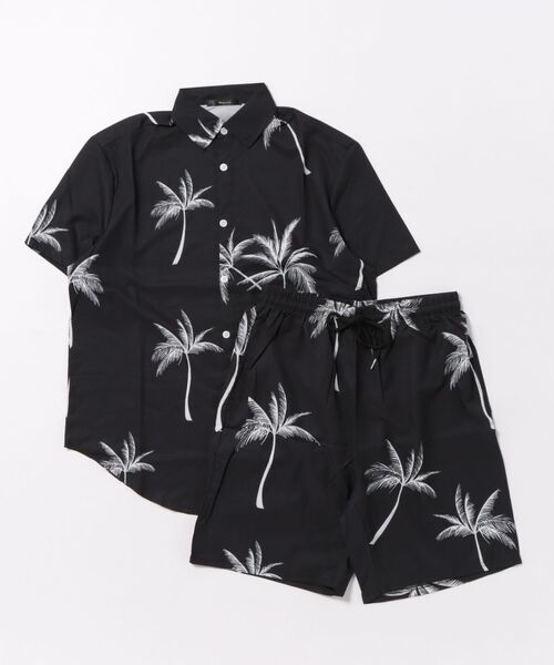 NO WAY（ノーウェイ）の「【2点セット】アロハシャツ&ショーツ（その他トップス・メンズ・E/C/D/F/B/A・X-LARGE/LARGE/MEDIUM）」の2枚目の写真