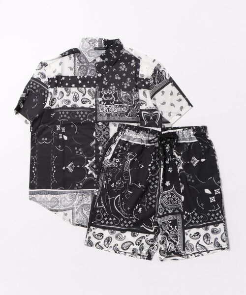 NO WAY（ノーウェイ）の「【2点セット】アロハシャツ&ショーツ（その他トップス・メンズ・E/C/D/F/B/A・X-LARGE/LARGE/MEDIUM）」の5枚目の写真