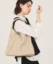 LOWELL things | Sque/ギャザーワンショルダーバッグ/A4サイズ/2WAY(トートバッグ)