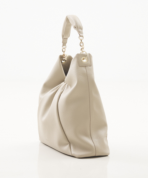 LOWELL things（ロウェル　シングス）の「Sque/ギャザーワンショルダーバッグ/A4サイズ/2WAY（トートバッグ・レディース・ブラック/アイボリー・フリー）」の13枚目の写真