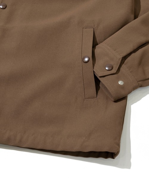 go slow caravan(ゴースローキャラバン)の「T/Cキャンバス ワッペン コーチJKT(ブルゾン・メンズ・ブラック/ブルーグリーン/ベージュ・MEDIUM/X-LARGE/LARGE)」の14枚目の写真