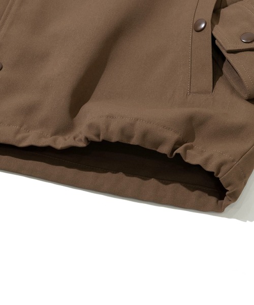 go slow caravan(ゴースローキャラバン)の「T/Cキャンバス ワッペン コーチJKT(ブルゾン・メンズ・ブラック/ブルーグリーン/ベージュ・MEDIUM/X-LARGE/LARGE)」の4枚目の写真