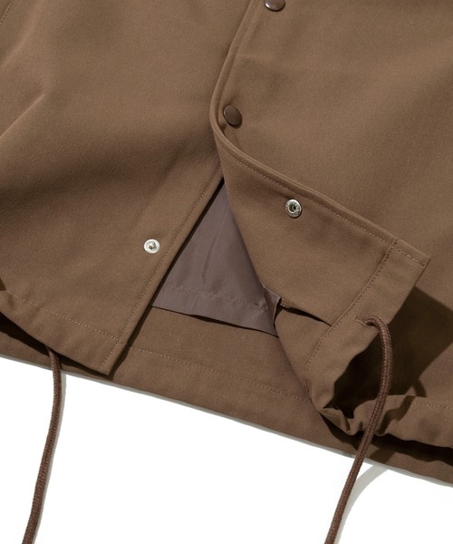 go slow caravan(ゴースローキャラバン)の「T/Cキャンバス ワッペン コーチJKT(ブルゾン・メンズ・ブラック/ブルーグリーン/ベージュ・MEDIUM/X-LARGE/LARGE)」の5枚目の写真