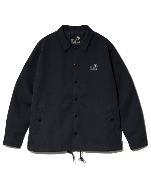 go slow caravan(ゴースローキャラバン)の「T/Cキャンバス ワッペン コーチJKT(ブルゾン・メンズ・ブラック/ブルーグリーン/ベージュ・MEDIUM/X-LARGE/LARGE)」の18枚目の写真
