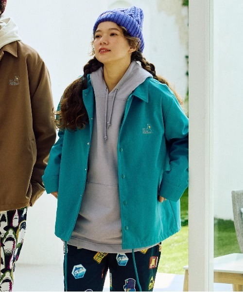 go slow caravan(ゴースローキャラバン)の「T/Cキャンバス ワッペン コーチJKT(ブルゾン・メンズ・ブラック/ブルーグリーン/ベージュ・MEDIUM/X-LARGE/LARGE)」の22枚目の写真