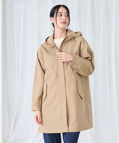 Arnold Palmer（アーノルドパーマー）の「フライヨーク フードコート（モッズコート・レディース・ブルーグレー/ブラック/ベージュ・L/M/S）」の3枚目の写真