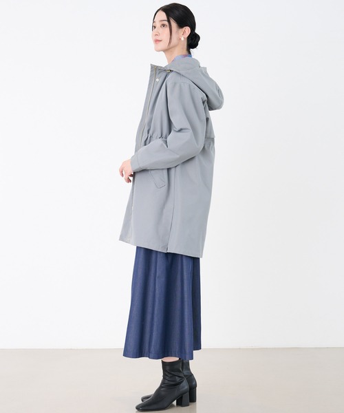 Arnold Palmer（アーノルドパーマー）の「フライヨーク フードコート（モッズコート・レディース・ブルーグレー/ブラック/ベージュ・L/M/S）」の5枚目の写真