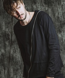 NO ID. | 【NO ID.】Multi-Seam Zip Pullover / マルチ シーム ジップ プルオーバー(Tシャツ/カットソー)