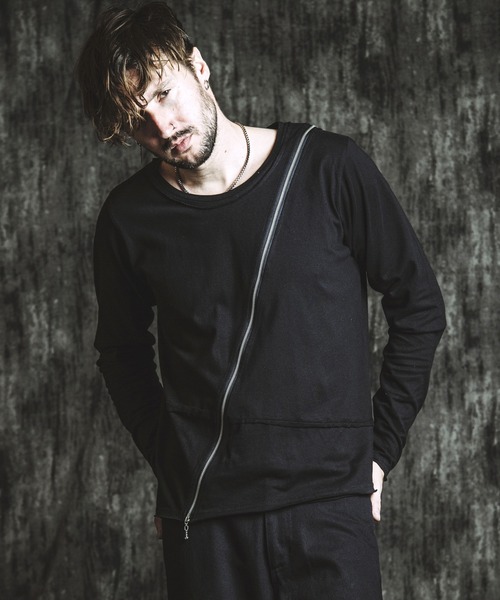 セール】【NO ID.】Multi-Seam Zip Pullover / マルチ シーム ジップ