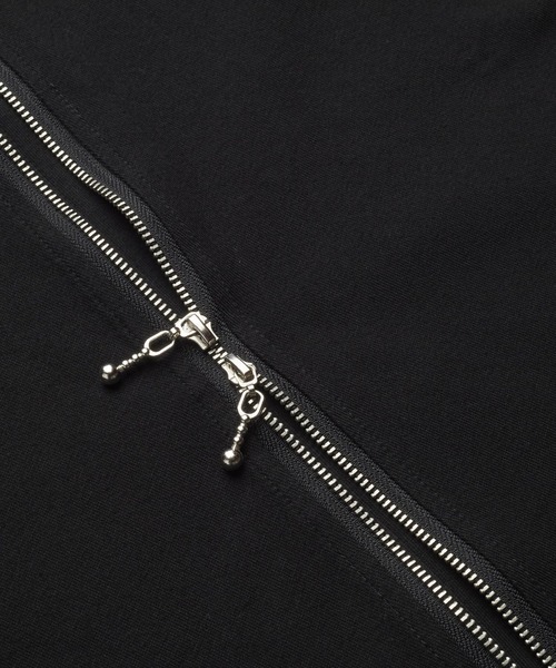 NO ID.（ノーアイディ）の「【NO ID.】Multi-Seam Zip Pullover / マルチ シーム ジップ プルオーバー（Tシャツ/カットソー・メンズ・ブラック/ホワイト/グレー・2(M)/1(S)）」の17枚目の写真