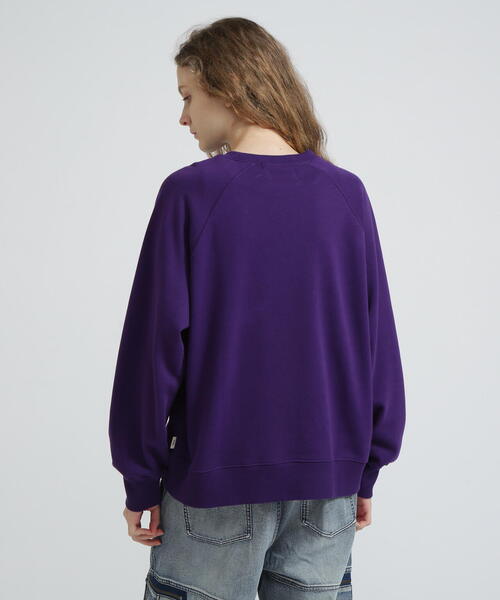 AVIREX(アヴィレックス)の「EMBOSS TOMCAT SWEAT/エンボストムキャットスウェット(スウェット・レディース・ホワイト/パープル/ブラック・F)」の17枚目の写真