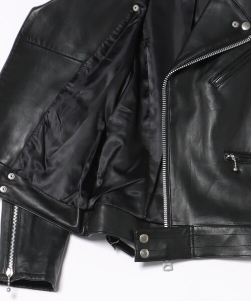 DANKE SCHON(ダンケシェーン)の「DankeSchon/ダンケシェーン/SHEEP UK RIDERS(ライダースジャケット・メンズ・ブラック・S)」の3枚目の写真