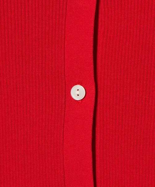 green label relaxing（グリーンレーベルリラクシング）の「＜1_OF MINE＞襟付き リブ 5分袖 ニット マシンウォッシャブル（ニット/セーター・レディース・ブラック/ホワイト/レッド・FREE）」の21枚目の写真