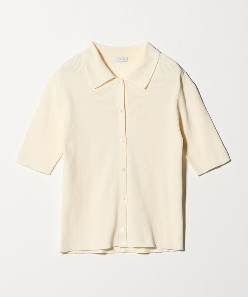 green label relaxing（グリーンレーベルリラクシング）の「＜1_OF MINE＞襟付き リブ 5分袖 ニット マシンウォッシャブル（ニット/セーター・レディース・ブラック/ホワイト/レッド・FREE）」の22枚目の写真