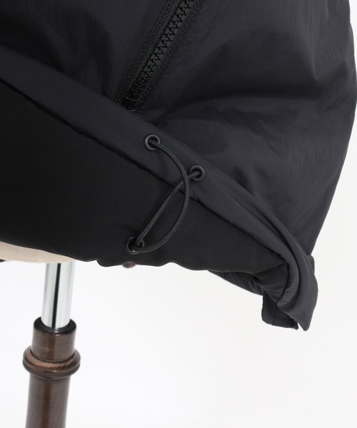 ADAM PATEK（アダムパテック）の「【ADAMPATEK/アダムパテック】stand down jacket スタンドカラージャケット（ブルゾン・レディース・グレー/ブラック・2/1）」の4枚目の写真