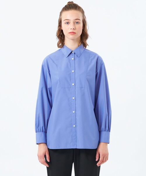 MACKINTOSH PHILOSOPHY（ﾏｯｷﾝﾄｯｼｭ ﾌｨﾛｿﾌｨｰ）の「ブザムシャツブラウス（シャツ/ブラウス・レディース・オフホワイト/ライトブルー/ネイビー・38）」の11枚目の写真