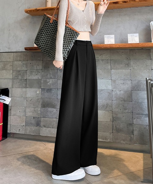 セール】パイピングタックワイドパンツ（その他パンツ）｜by LEGNA