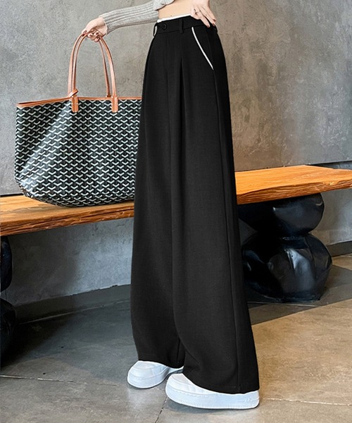 セール】パイピングタックワイドパンツ（その他パンツ）｜by LEGNA