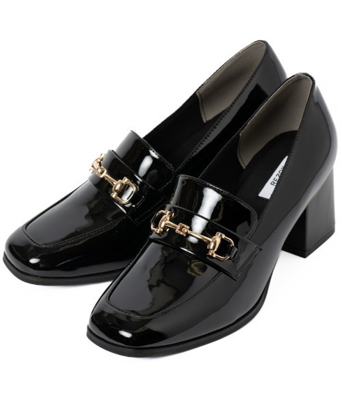 REZOY（リゾイ）の「【REZOY】ゴールドビットヒールローファー（ローファー・レディース・ブラック系その他/ブラック・23.5cm/23cm/22.5cm/22cm/24.5cm/24cm）」の7枚目の写真