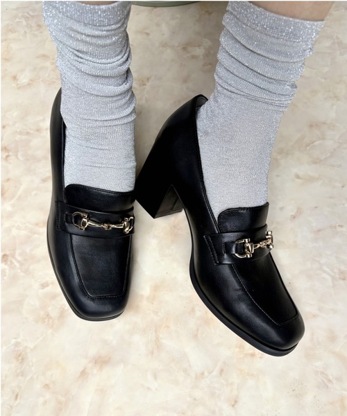 REZOY（リゾイ）の「【REZOY】ゴールドビットヒールローファー（ローファー・レディース・ブラック系その他/ブラック・23.5cm/23cm/22.5cm/22cm/24.5cm/24cm）」の16枚目の写真