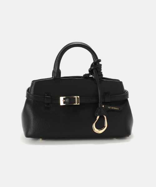 LE VERNIS(ル・ベルニ)の「【LE VERNIS/ル・ベルニ】 Poire Charm bag(ショルダーバッグ・レディース・ブラック/ブラウン・FREE)」の2枚目の写真
