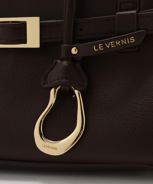 LE VERNIS(ル・ベルニ)の「【LE VERNIS/ル・ベルニ】 Poire Charm bag(ショルダーバッグ・レディース・ブラック/ブラウン・FREE)」の10枚目の写真