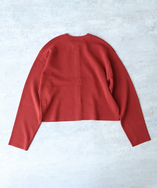 yuni（ユニ　）の「コットンスムース　ショートカーディガン（カーディガン/ボレロ・レディース・ブラウン/ブルー/サックスブルー/ブラック・FREE）」の7枚目の写真