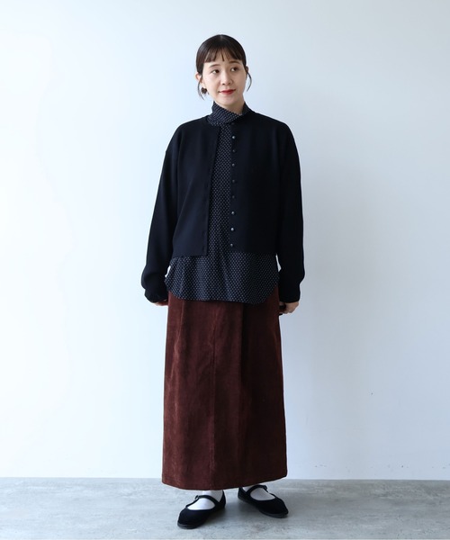 yuni（ユニ　）の「コットンスムース　ショートカーディガン（カーディガン/ボレロ・レディース・ブラウン/ブルー/サックスブルー/ブラック・FREE）」の20枚目の写真