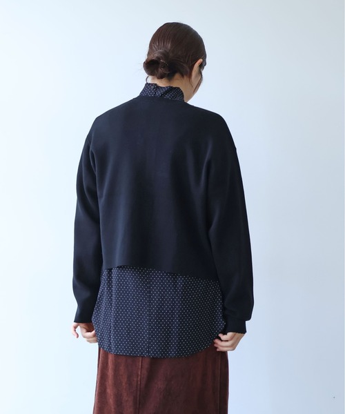 yuni（ユニ　）の「コットンスムース　ショートカーディガン（カーディガン/ボレロ・レディース・ブラウン/ブルー/サックスブルー/ブラック・FREE）」の17枚目の写真