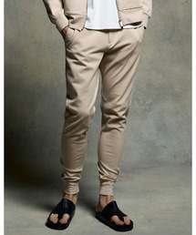 wjk（ダヴルジェイケイ）の「basic rib sweat pants（スウェットパンツ）」